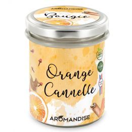 Vela Veg. Bio Aromandise 150gr*30hr Canela y Naranja